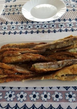 Una foto de Bacaladillas especiadas con curry hechas en sartén