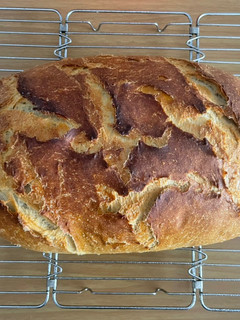 Kovászos öregtésztás kenyér recept fotója