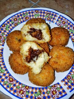 Foto resep Bola pisang coklat lumer
