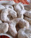 Kourabiedes. Galletas Griegas de manteca