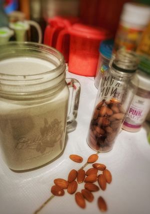 Foto resep Raw Almond Milk