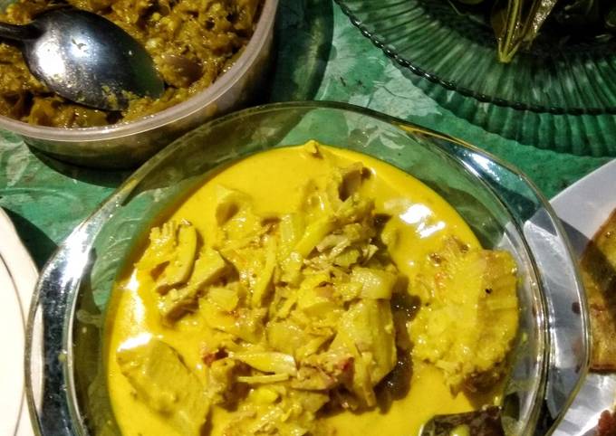 Standar Cara praktis membuat Gulai nangka muda  istimewa
