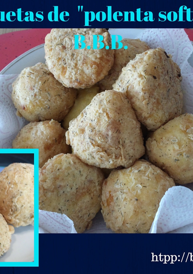 Una foto de Croquetas de polenta soft