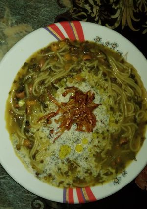 عکسی از دستور آش ماکارونی مامان پز😋