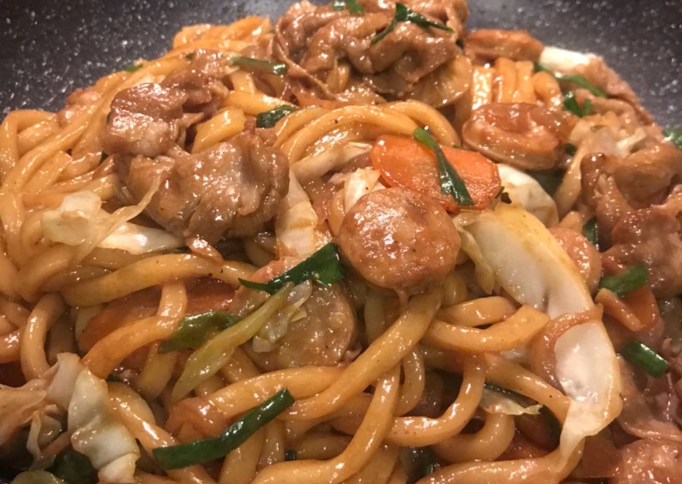Yaki udon my version