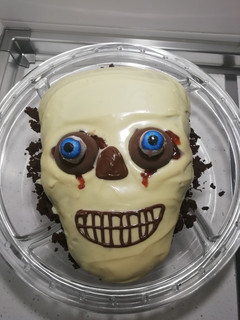 Una foto de Tarta Calavera tenebrosa!!! 🦇🎃🎃🎃👻