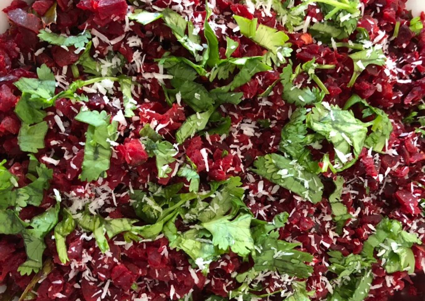 Beetroot fry<br />#mycookbook