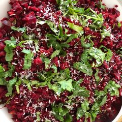 A picture of Beetroot fry#mycookbook.