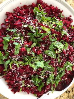 A picture of Beetroot fry#mycookbook.