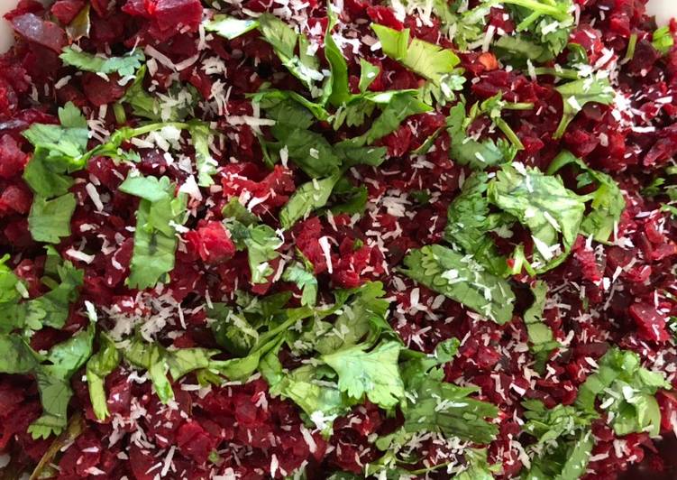 Recipe of Speedy Beetroot fry #mycookbook