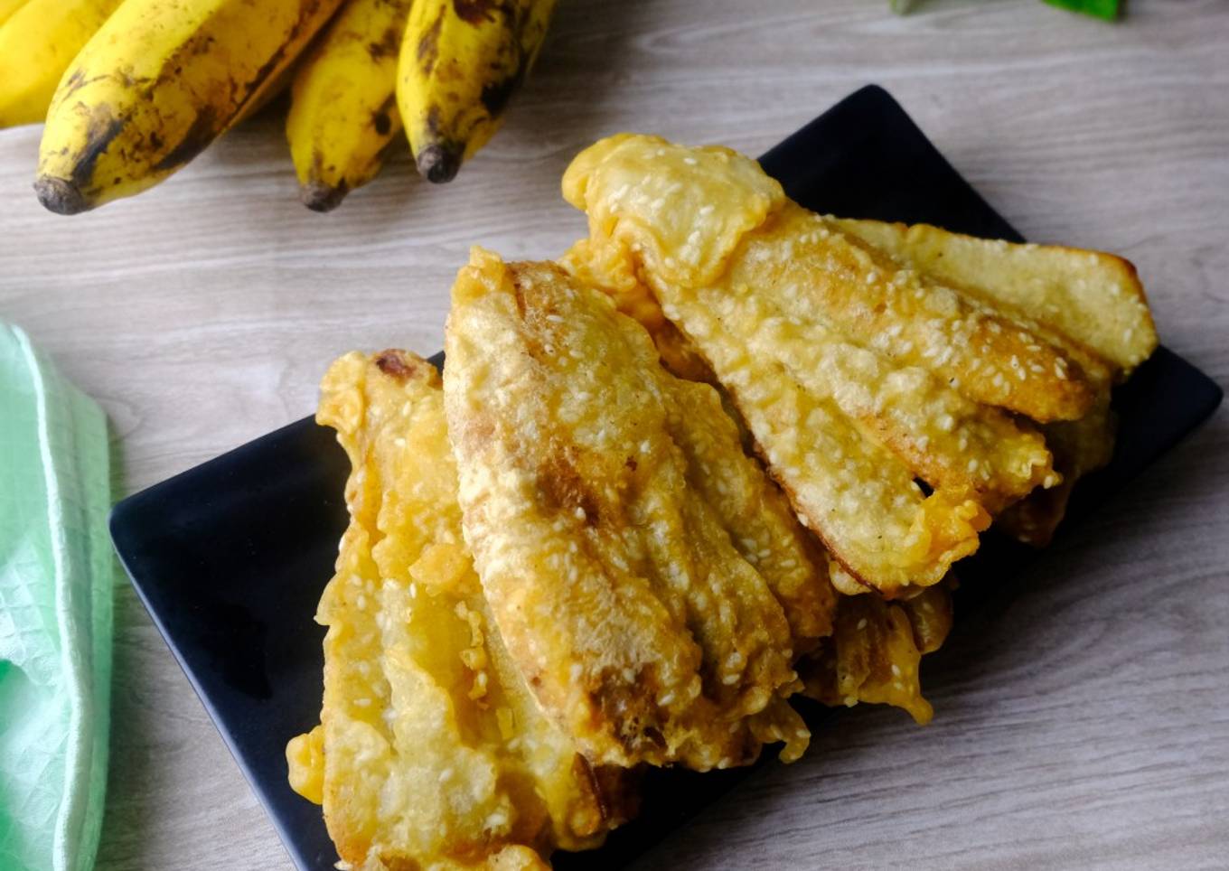 Pisang Uli Goreng Wijen Kriuk
