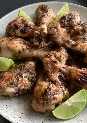 A picture of Jamaican Inspired Baked Chicken.
