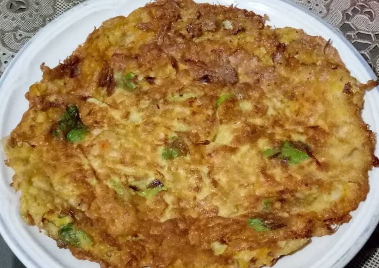Telur dadar bumbu kemiri