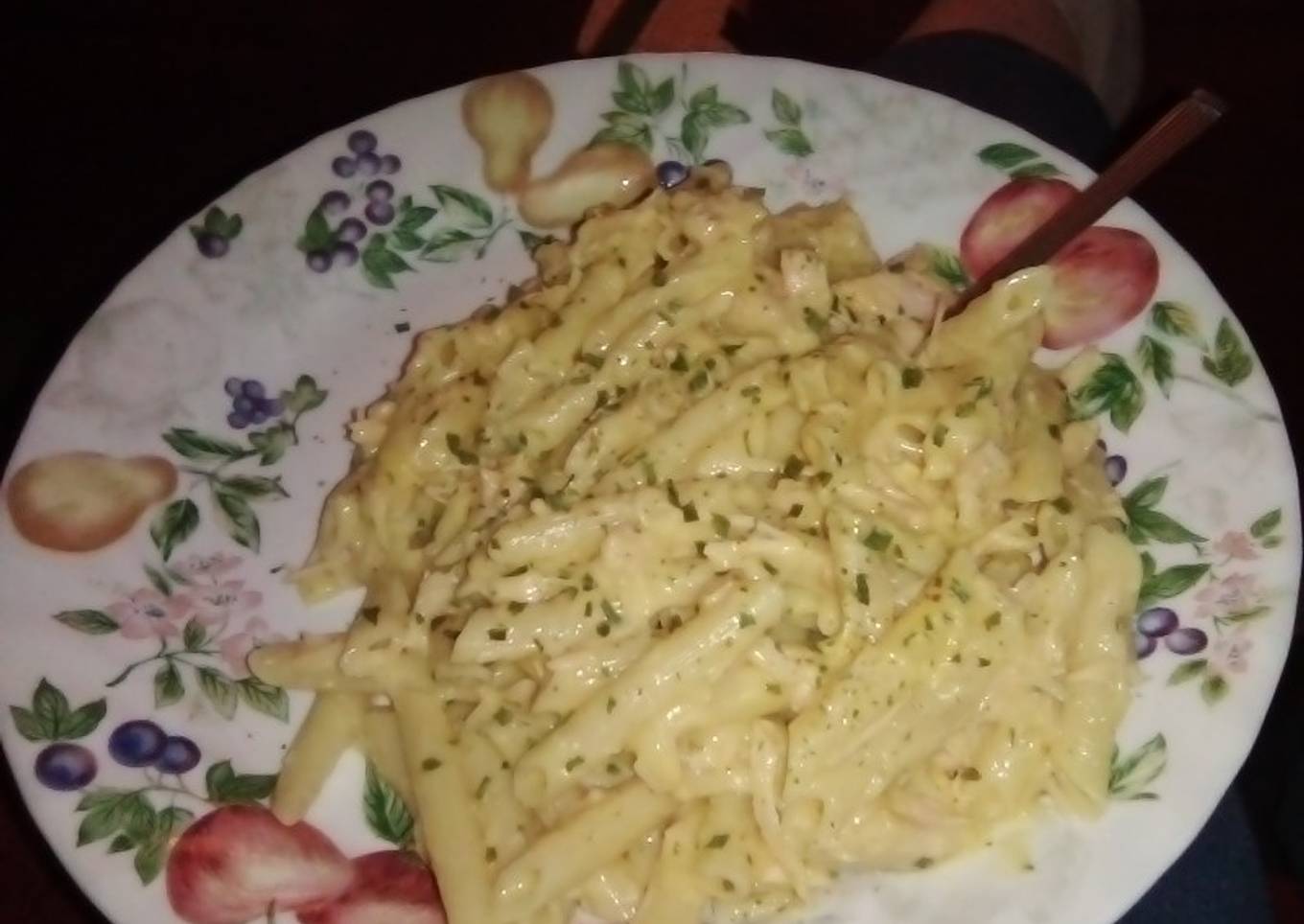 Savory creamy chicken pasta