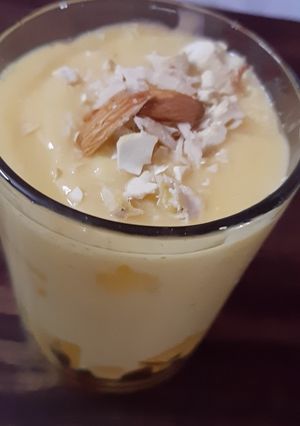 A picture of Mango lassi.