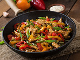 Pollo verduras