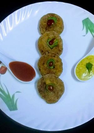 हरा भरा कबाब(Hara bhara kabab recipe in Hindi) रेसिपी मुख्य फोटो