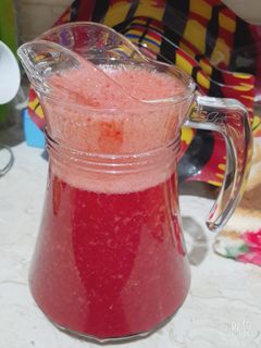 صورة لوصفة عصير الفراولة 🍓