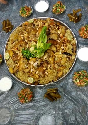 صورة لوصفة مقلوبه رمثاويه