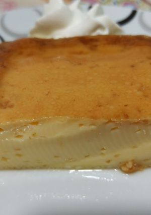 Una foto de Flan de huevo al baño María