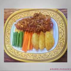 A picture of Crispy chicken steak simple enak.
