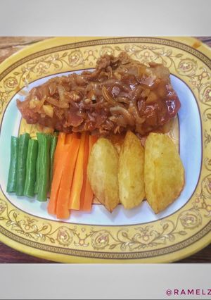 Foto resep Crispy chicken steak simple enak