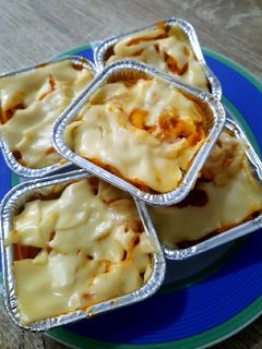 Foto resep Fettucini bolognese kukus tutup keju