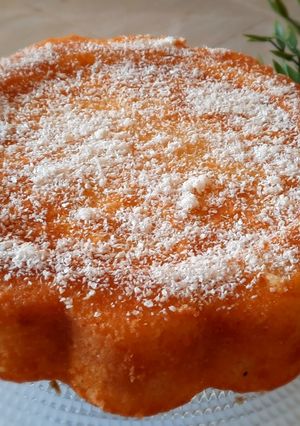 صورة لوصفة كيكة الرواني (كيكة السميد)