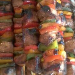 A picture of Chicken mishkaki.