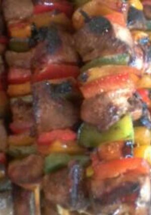 A picture of Chicken mishkaki.