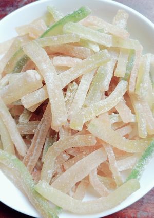 Hình của món Mứt bí.