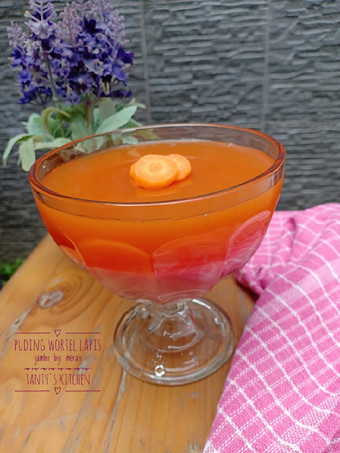 Cara Buat Puding wortel lapis jambu biji merah Praktis