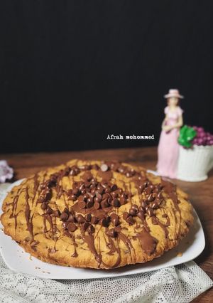 صورة لوصفة كيكة الكوكيز اللذيذه🍪