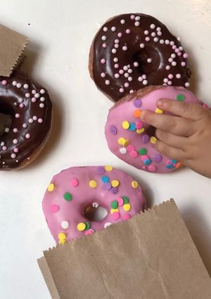 Una foto de Donas glaseadas