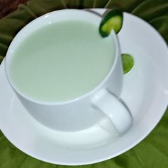 A picture of Cucumber and milk combo.