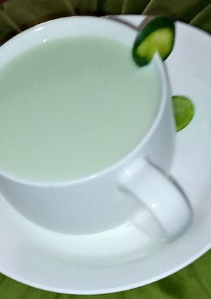 A picture of Cucumber and milk combo.
