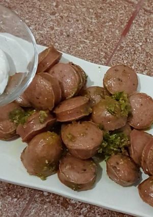 Foto resep Sosis goreng cabe ijo saus mayones