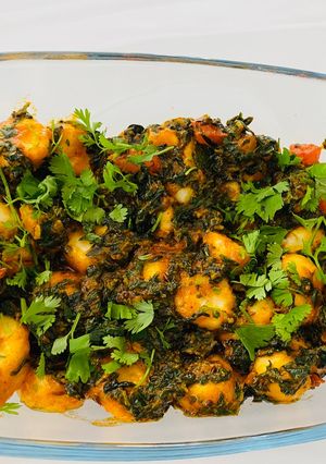 A picture of Kela Methi Nu Shak.