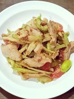 รูปของ ตำฟักแม้ว,คอหมูย่างปลาร้าหอม - คีโต