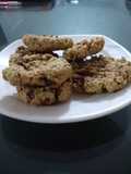 Galletas de avena con chispas de chocolate