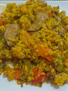 Una foto de Arroz con hígados de conejo