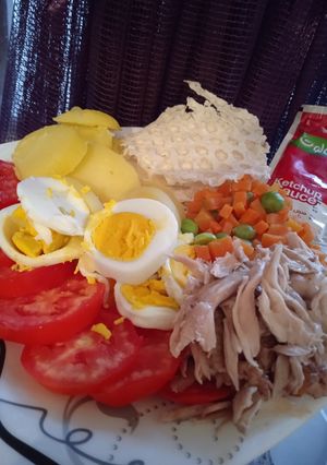 عکسی از دستور غذا مخصوص افراد باشگاهی یا رژیمی