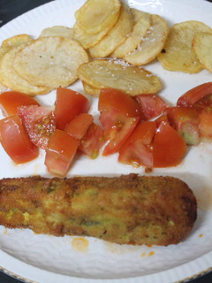 Una foto de Pepino relleno de chistorra