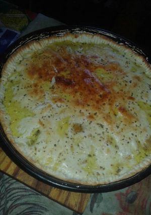 Una foto de Tarta de atún y choclo