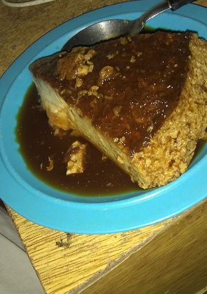 Una foto de Budín de pan