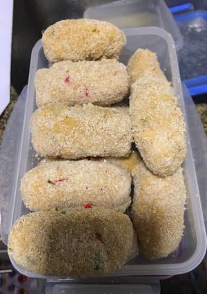 Una foto de Croquetas de arroz