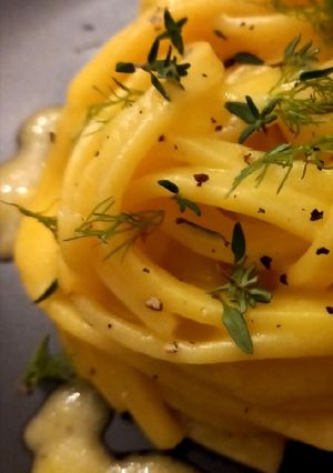 Foto di Tagliolini alla crema di zafferano