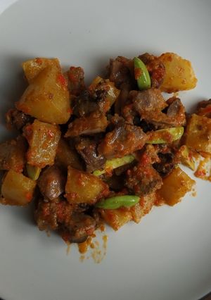 Foto resep Sambal goreng ati kentang