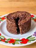 Mug cake de chocolate ☕ sin azúcar agregado, ni edulcorante, ni harina, ni lácteos ☕ 7 g proteínas