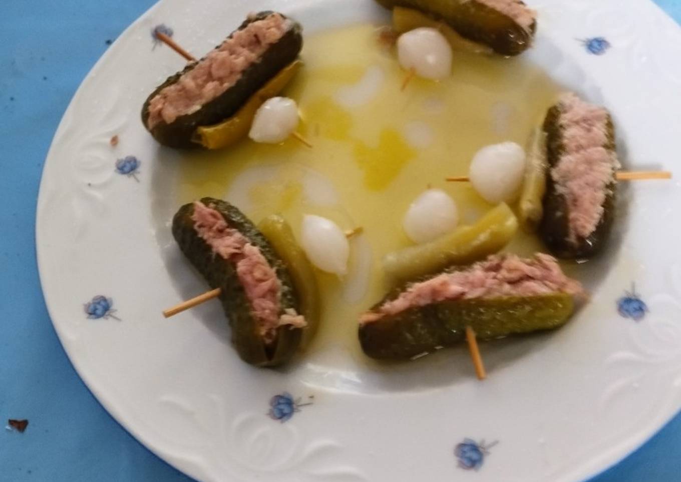 Pincho de pepinillo